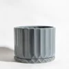 maceta-pothia-con-plato-gris-plomo-01 Maceta Pothia con plato gris plomo - Moshi Home